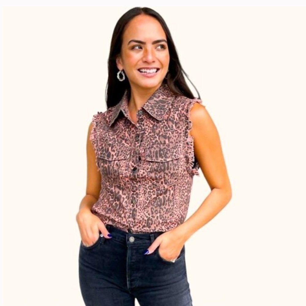 English Rose Vest Sz M/L NWT